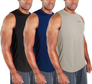 Men's 3 Pack Sleeveless Gym Tank Tops 2X-Large