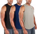 Men's 3 Pack Sleeveless Gym Tank Tops 2X-Large