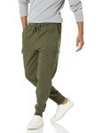 Men's Fleece Jogger Sweatpants - Olive Heather