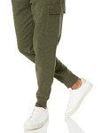Men's Fleece Jogger Sweatpants - Olive Heather