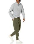 Men's Fleece Jogger Sweatpants - Olive Heather