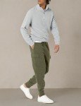 Men's Fleece Jogger Sweatpants - Olive Heather