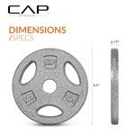 CAP Barbell 1-Inch 5 lbs Grip Weight Plates
