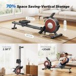 Merach Magnetic Rowing Machine with LCD Monitor