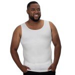 Men's Slimming Compression Tank Top - White