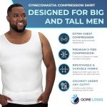 Men's Slimming Compression Tank Top - White