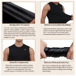 Men's Athletic Compression Tank Tops - 5 Pack