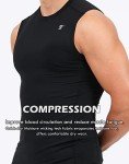 Men's Athletic Compression Tank Tops - 5 Pack