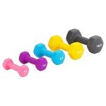 BalanceFrom Neoprene Dumbbell Set with Stand