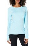 Women’s Long Sleeve Workout Top - Sky Blue