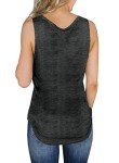 Dellytop Women's Sleeveless V-Neck Tank Top