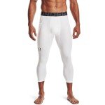 Under Armour Men's HeatGear 3/4 Leggings - White/Black