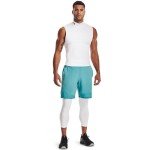 Under Armour Men's HeatGear 3/4 Leggings - White/Black