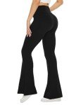 TNNZEET Women's Flare Leggings with Pockets