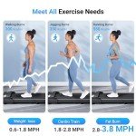 THERUN Portable Walking Pad Treadmill for Home/Office