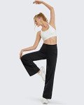 Women’s Wide Leg Yoga Pants with Pockets