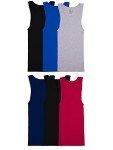 Men's Sleeveless Moisture-Wicking Tank Tops - 6 Pack