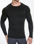 Men's Long Sleeve Compression Shirts - 4 Pack