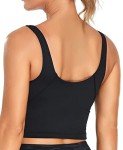 Oalka Longline Padded Yoga Bra for Women