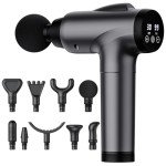 OLsky Deep Tissue Massage Gun with 9 Attachments