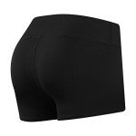 Women's 3" Compression Workout Shorts - Black