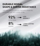 Men's Ultra Soft V-Neck Undershirts 3-Pack