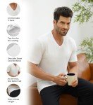 Men's Ultra Soft V-Neck Undershirts 3-Pack