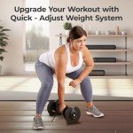 Lifepro Adjustable Dumbbells - 6 in 1 Weight System