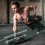 Adjustable Cast Iron Dumbbells Set - 105 lbs