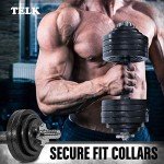 TELK Adjustable Dumbbells (52.5lb x 2) Set