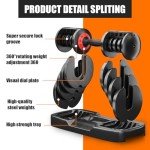 VEICK Adjustable Dumbbell Set for Home Gym