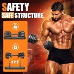 VEICK Adjustable Dumbbell Set for Home Gym