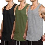 Men's 3-Pack Quick-Dry Workout Tank Tops