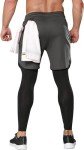 Men's 2-in-1 Quick-Dry Gym Shorts with Compression