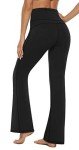AFITNE Women's Bootcut Yoga Pants with Pockets