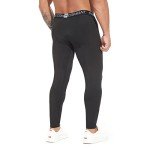 Men's Compression Workout Tights with Pockets - XXL