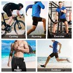 Runhit Men's Compression Shorts with Pockets - 3 Pack
