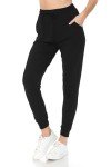 Women's Black Jogger Pants with Pockets - 2X