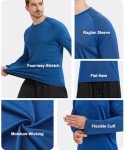 Men's Quick-Dry Long Sleeve Workout Shirts (4-7 Pack)