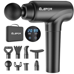Deep Tissue Massage Gun with 8 Heads & 20 Speeds