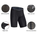 Men's Compression Workout Shorts 3-Pack - Black