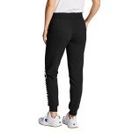 Champion Women's Black Sweatpants with Logo