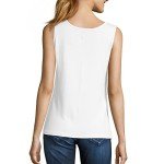 Hanes Women's Cotton Tank Top - White, Large