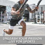 Men's 2-in-1 Lightweight Gym Running Shorts - Black