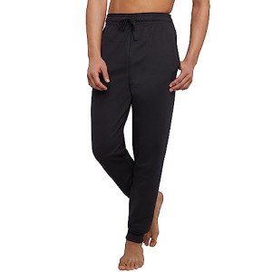 Hanes Men's Black Jogger Sweatpants with Pockets