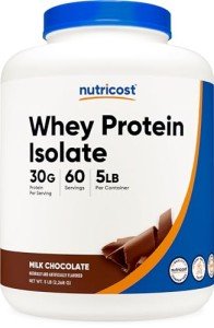 Nutricost 5LB Milk Chocolate Whey Protein Isolate