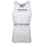 Gildan Men's White A-Shirt Tank Multipack - 6 Pack