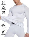 4 Pack Men's Long Sleeve Compression Workout Shirts