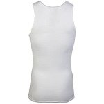 Gildan Men's White A-Shirt Tank Multipack - 6 Pack