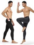 Men's Compression Leggings with Pocket - 2 Pack